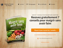 Tablet Screenshot of maigrirsansavoirfaim.com